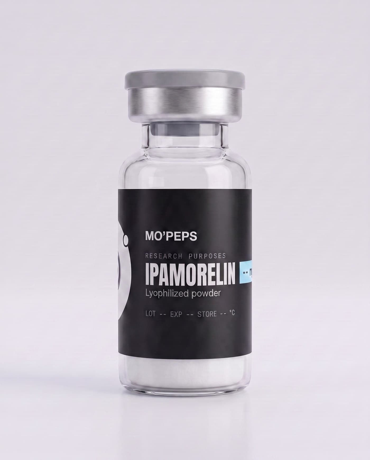 Illustrative vial render for Ipamorelin