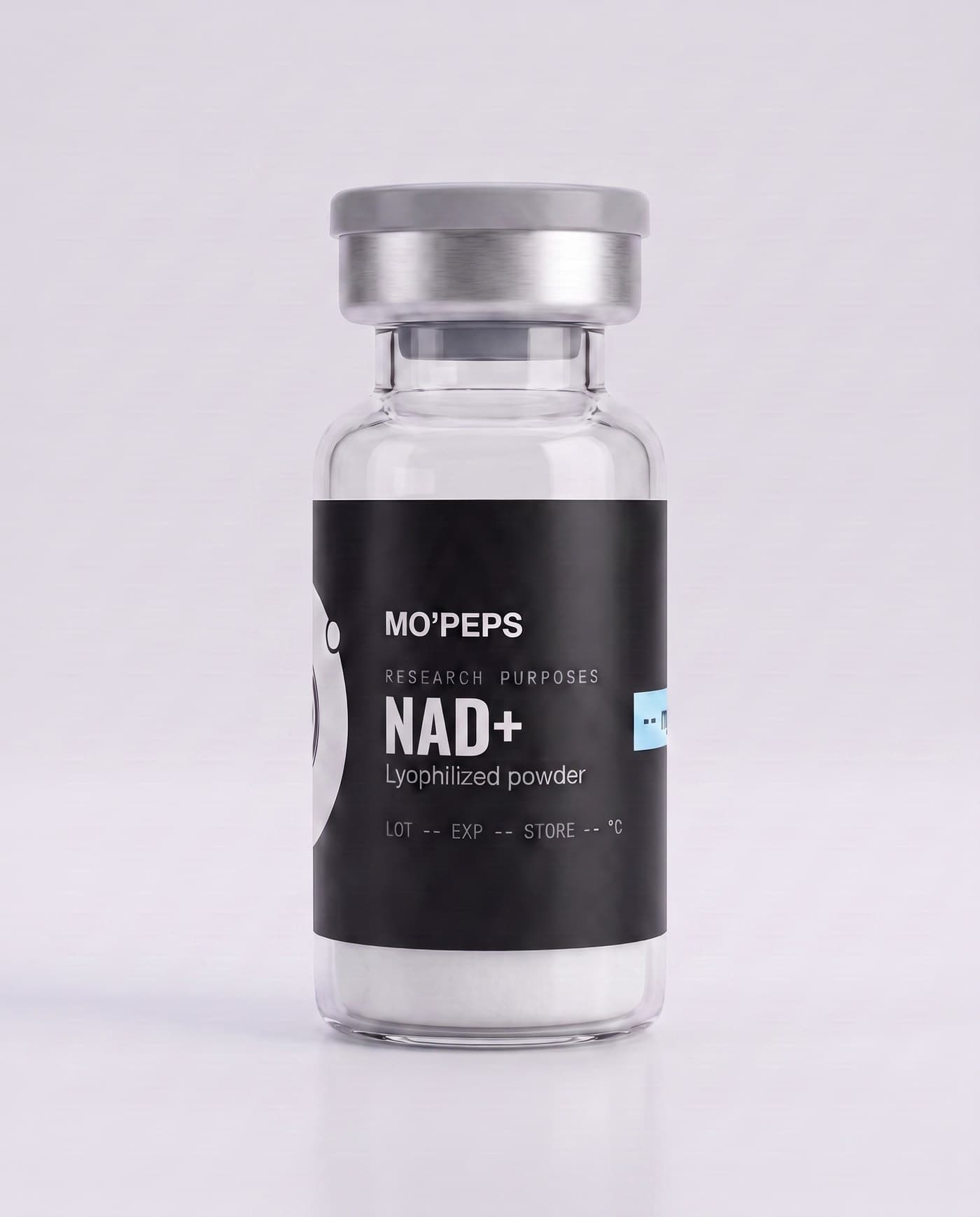 Illustrative vial render for NAD+