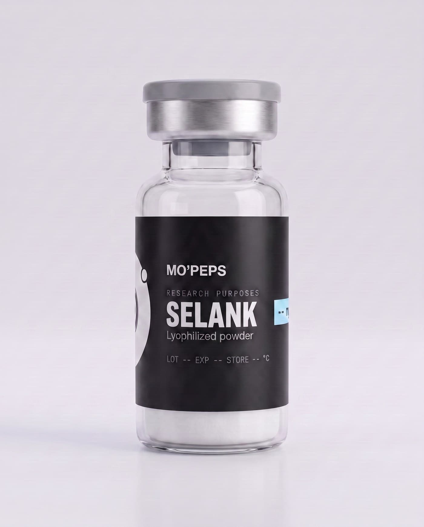 Illustrative vial render for Selank