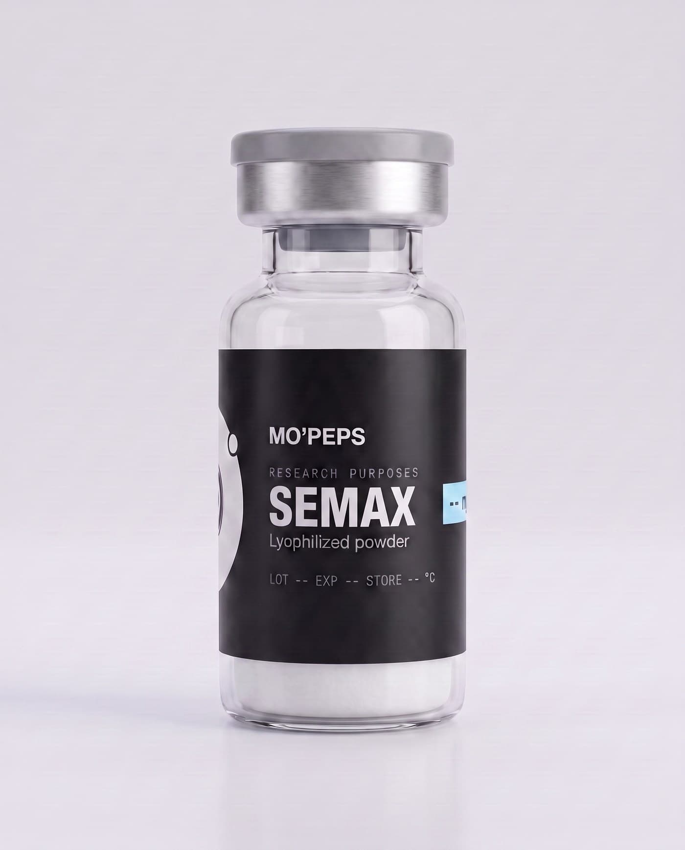 Illustrative vial render for Semax