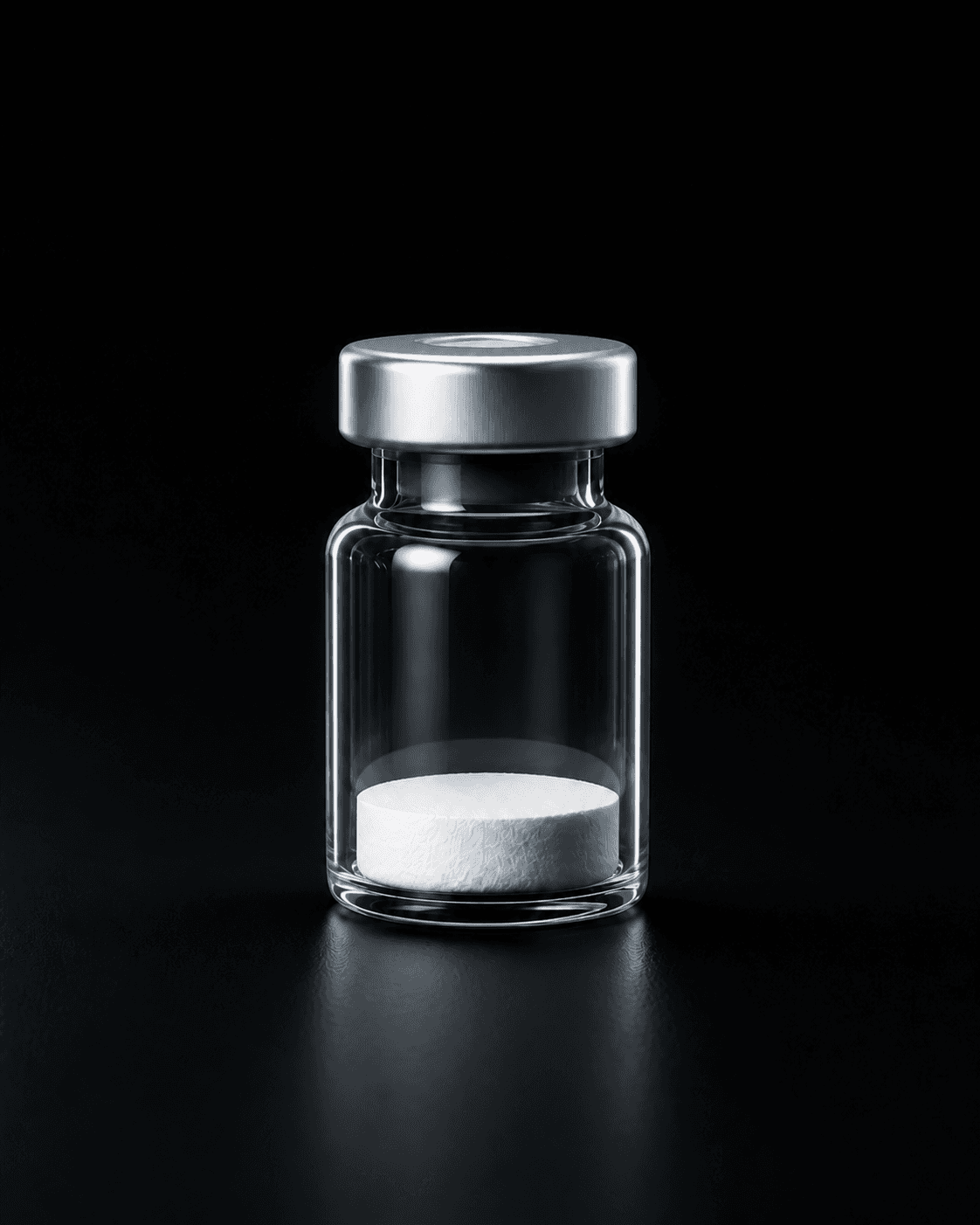 Illustrative vial render for BPC-157 / TB-4 / GHK-Cu / KPV Complex